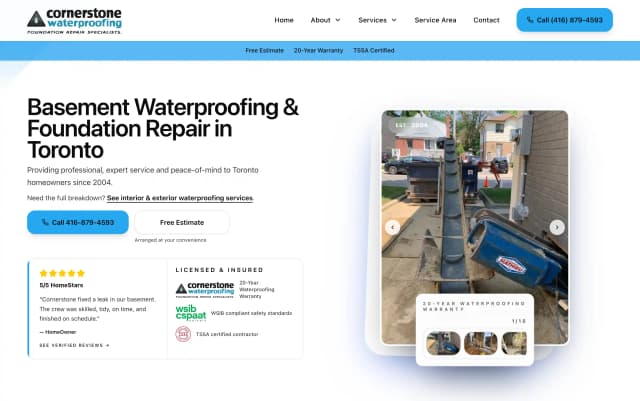 Cornerstone Waterproofing